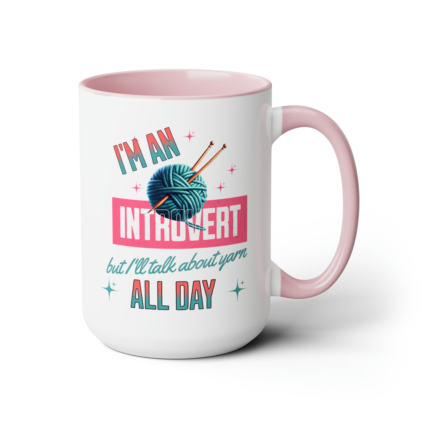 I'm an Introvert Knitting 15oz Coffee Mug