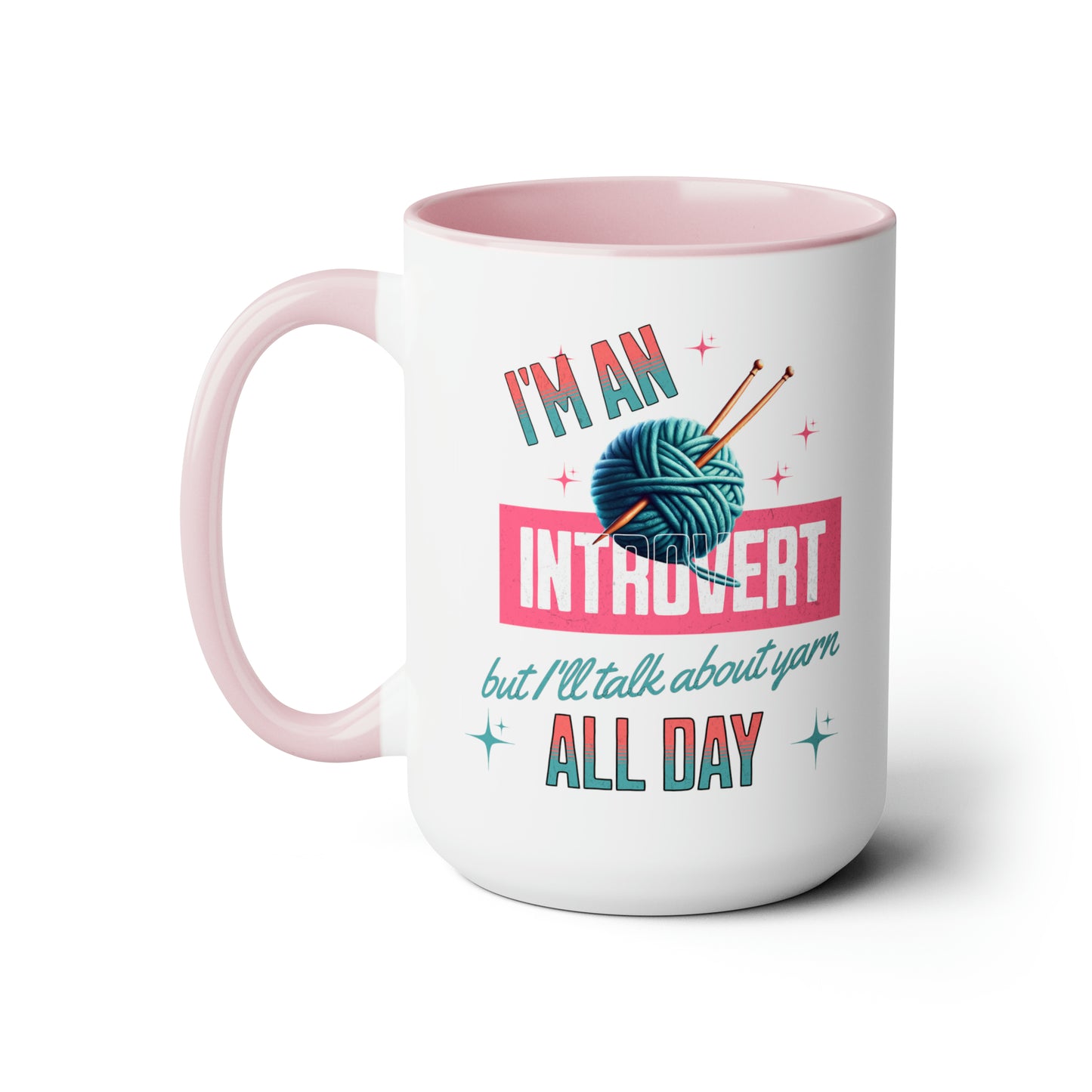 I'm an Introvert Knitting 15oz Coffee Mug