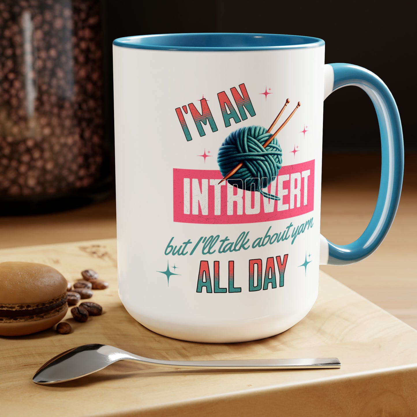 I'm an Introvert Knitting 15oz Coffee Mug